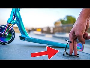 DOING FINGER SCOOTER TOY TRICKS ON CUSTOM SCOOTER!