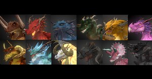 Pack - Elemental Ultimate Dragons FULL | 3D Creatures | Unity Asset Store