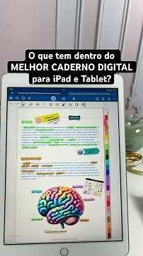 O que tem dentro do melhor Caderno Digital para iPad e Tablet e os estudantes amam #cadernodigital