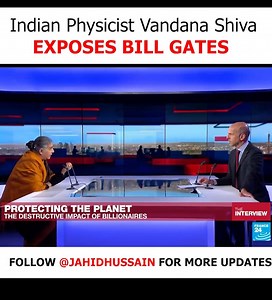 101K views · 1K reactions | Vandana Shiva Exposes Bill Gates | Jahidhussainn | Facebook
