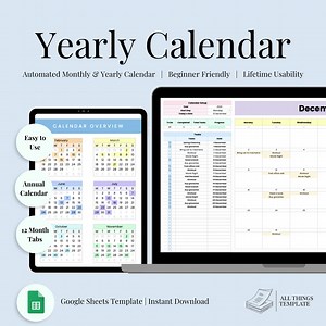 Yearly Calendar