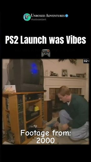 Watch PS2 Unboxing on Release Day in 2000!