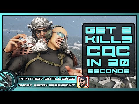 2 Kills in Less Than 20 seconds Using CQC | Panther Challenge | Ghost Recon Breakpoint