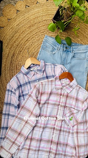 Flannel Cotton Shirt🍃 | Frauen
