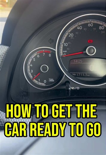 Prepare the car to move Moving away #drivinglessons #howtodrive #pom