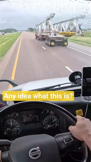 Oversize Load on American Highway | Real Trucker Life USA | What Is This Cargo? #shorts