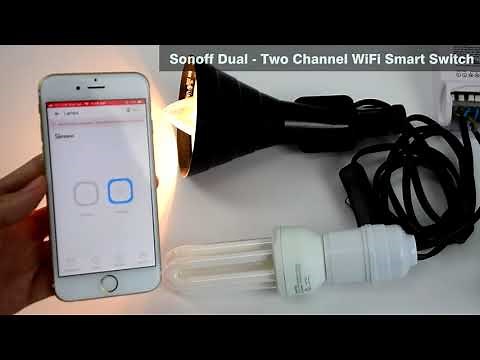 Sonoff Dual Two Gang WiFi Smart Switch Installation Guide