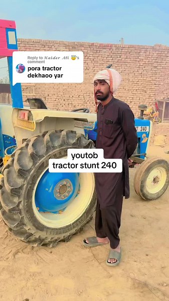 Tractor stunt 240 on TikTok