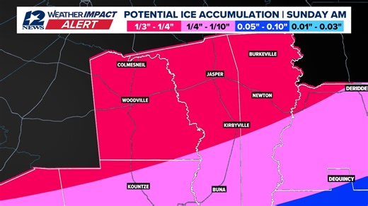 Tyler County opens warming shelters as winter storm threatens power outages