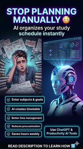 This AI creates your perfect study schedule in seconds 📅⚡