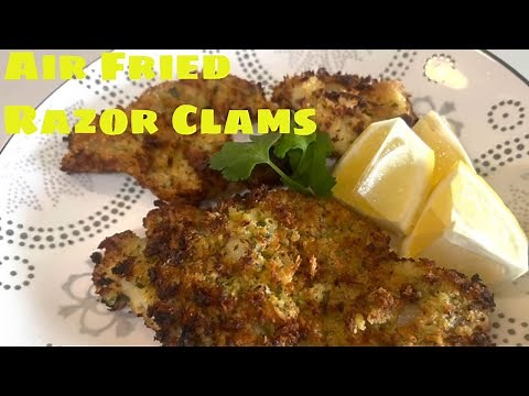 Air Fried Razor Clams