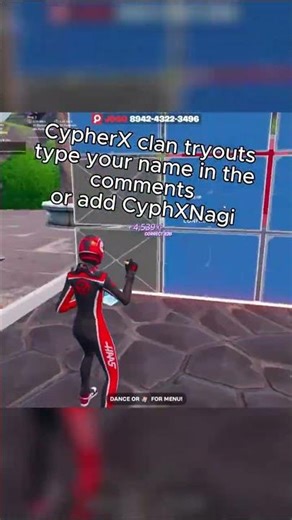 CypherX clan tryouts