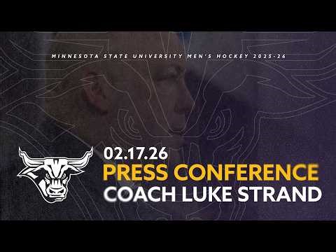 Maverick Men's Hockey | Coach Luke Strand Press Conference 02.17.26