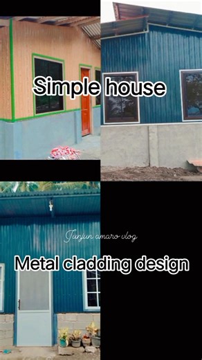 Simple house "metal cladding design house" House Design Ideas #simplehousedesign #fblifestyletyle | Junjun Amaro Vlog