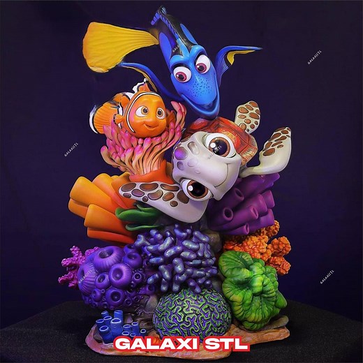 Finding Nemo Diorama STL Model: 3D Printing Figure (digital Download) - Etsy