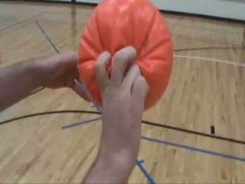 Different Ways to Pinch and Throw a Foam Dodgeball
