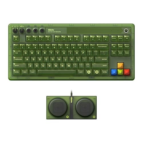 8BITDO Retro 87-Key Wireless RGB Mechanical Gaming Keyboard - Xbox Edition