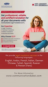 1.3K views | Certified & Accurate Translation Services Certified...