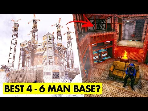 THE MINI TUNDRA - Best 4-6 Man Base In RUST? | Open Core + Wide Gap | Rust Building Tutorial 2023