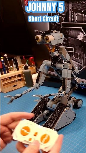 Short Circuit Johnny 5 Brick build #lego #robot #review