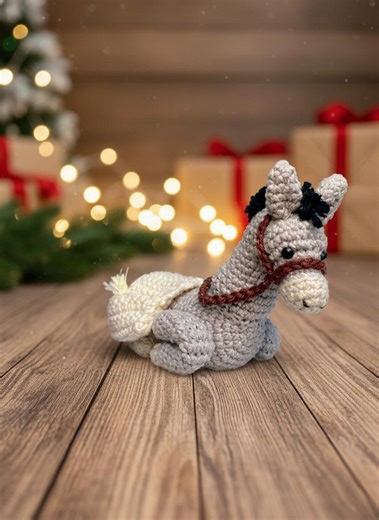 Crochet Donkey Pattern, Mini Amigurumi Farm Animal Toy (PDF Pattern) - Etsy