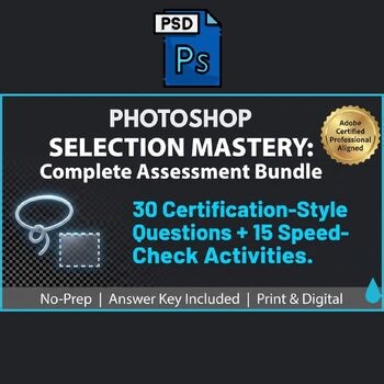 Photoshop Selection Tools Quiz & Worksheet - Adobe Certification Prep
