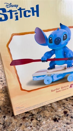 4 comments | I cannot WAIT to give my nephew this surfing remote-controlled Stitch for Christmas  He’s obsessed with anything Lilo & Stitch, and this little RC surfer from @jadatoys cracks everyone up  I was having way too much fun “testing” it out  #Toyreview #LiloAndStitch #ChristmasGifts | Spideymom & Spideykid | Facebook