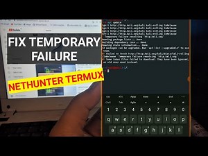 ERROR APT UPDATE TEMPORARY FAILURE RESOLVING kali.kali.org | fix temporary failure kali nethunter