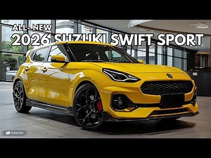 新型2026年型スズキ スイフト スポーツ発表 - 比類のないパフォーマンスを驚きの価格で