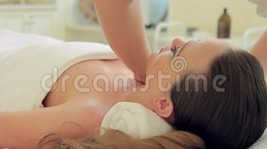Beautiful Woman Massage in Spa Salon Stock Video - Video of natural, beautiful: 76434305
