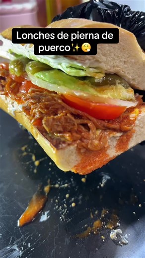 Receta de Lonches de Pierna de Puerco al Estilo Guadalajara