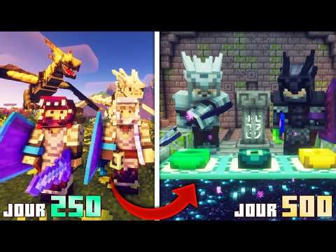 On a SURVECU 500 JOURS dans le MODPACK "MINECRAFT LEGENDARY EDITION" !