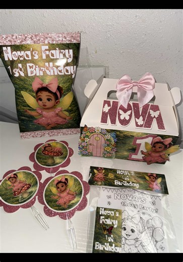 Nova’s Fairy First Birthday 🧚🏻‍♀️💕🌸🍄 #partyfavors #diyproject #fairybirthdaytheme #foryoupage #inglewoodcalifornia