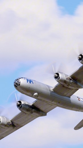 136K views · 7.1K reactions | Four Engined Iconic Bomber- B-29 Superfortress ‘FIFI’ soars over Reading PA at the Mid Atlantic Air Museum WWII Weekend. Haven’t posted any vintage four engine biggies in a while so here we go with this iconic bomber type that brought a decisive conclusion to WWII #power #legendary #wwii #B29 #aviation | Ryan Tykosh Photography | Facebook