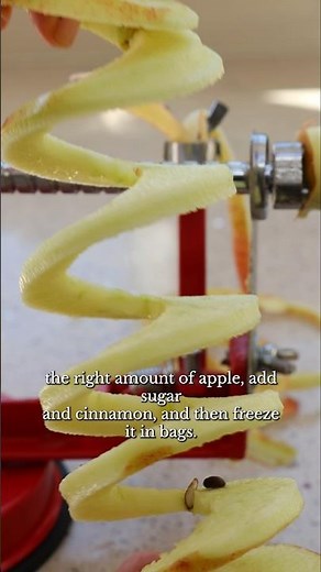 Quickest Way to Peel, Core, and Slice Apples—TAKES SECONDS 🍎 #canning #preservation #applelove