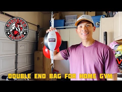 How to Install/ Set-Up a Double End Bag at HOME!- THE BEST BOXING BAG FOR YOUR HOME GYM?