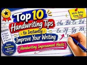 Handwriting Tips to Instantly Improve Your Writing | Handwriting Improvement Hacks | Handwriting