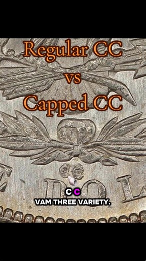 Most collectors don’t realize there are two different types of 1879-CC Morgan Dollars, including the famous Capped CC VAM-3 variety. This variety occurred when the U.S. Mint modified an 1878 reverse die by grinding off the small CC mintmark and punching a larger CC over it, leaving traces of the original mintmark underneath.#numismatics #cointok #carsoncity #coincollecting #coin