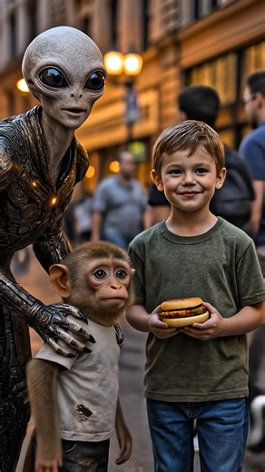 👉 Hungry Boy Stares at a Burger… Then This Happens #shorts