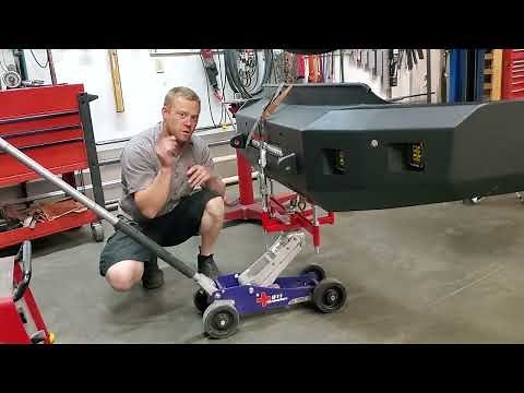 Bumper Install/Setup on Jack Adapter for Floor and Transmission Jacks