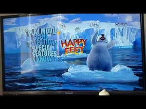 Happy Feet 2007 DVD Menu Walkthrough