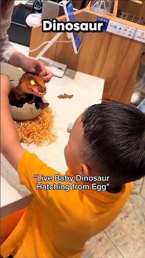 Live Dinosaur Hatching from Egg