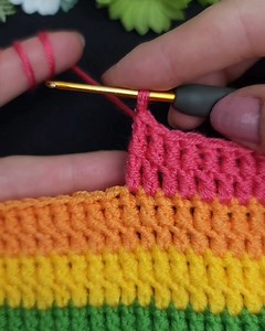 38K views · 431 reactions | Double row Double crochet tutorial Erisa | Fashion World | Facebook