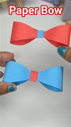 How to Make Paper Bows Easy 🎀 DIY Origami Paper Bow Tutorial | Paper craft