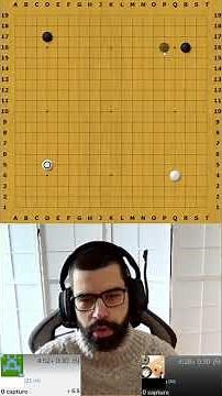 Partie de Go Niveau 1 Kyu sur OGS | Jeu de Go Partie Commentée