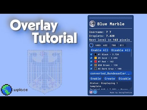 wplace Overlay Tutorial | Deutsch