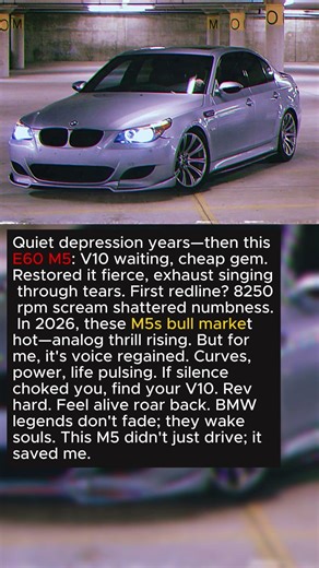 E60 M5 V10… The Roar That Healed My Silence
