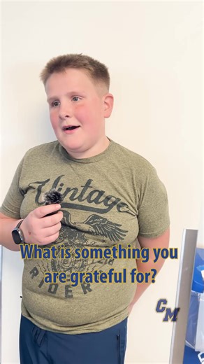 Gratitude looks good on us! 💙💛 Our Elementary students are sharing what they’re most thankful for this holiday season. Spoiler: it’s heartwarming! 🥰✨ | Cato-Meridian Central School District