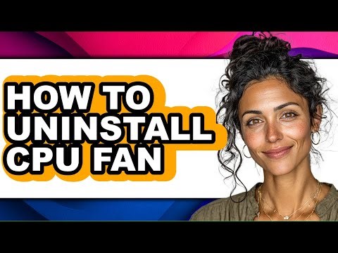 How to Uninstall Cpu Fan - Step by Step