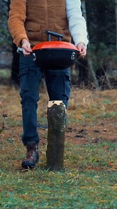 167K views · 384 reactions | Tree Stump Stove Hack That Makes Outdoor Cooking So Much Easier | 5-Minute MAGIC | Facebook